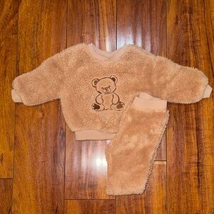 Cozy Teddy Bear Fleece Set